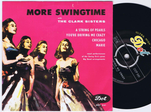 The Clark Sisters (2) : More Swingtime (7", EP)