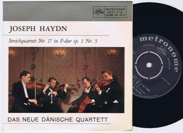 Joseph Haydn, Das Neue Dänische Quartett : Streichquartett Nr. 17 In F-Dur Op. 3 Nr. 5 (7", EP, 4 P)