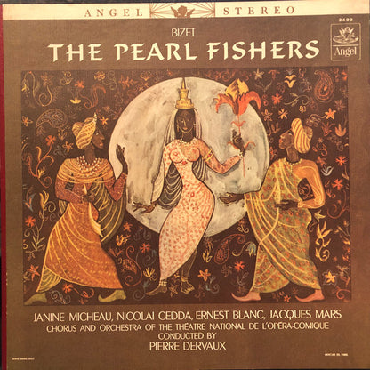 Georges Bizet | Janine Micheau, Nicolai Gedda, Ernest Blanc, Jacques Mars | Chœurs Du Théâtre National De L'Opéra Comique And Orchestre Du Théâtre National De L'Opéra-Comique Conducted By Pierre Dervaux (2) : The Pearl Fishers (Box, Album + 2xLP)