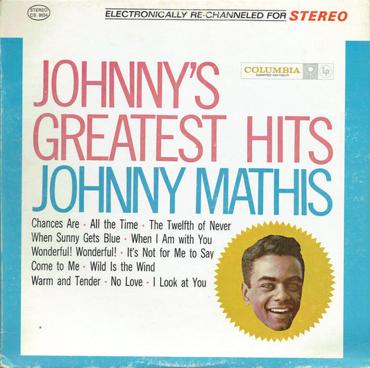 Johnny Mathis : Johnny's Greatest Hits (LP, Comp)