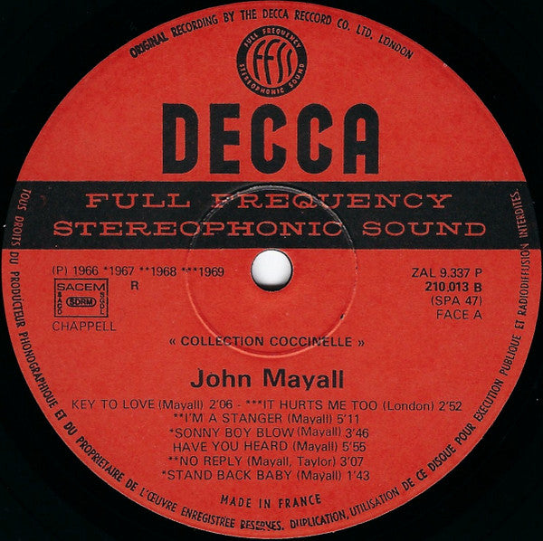 John Mayall : John Mayall (LP, Comp, RE)