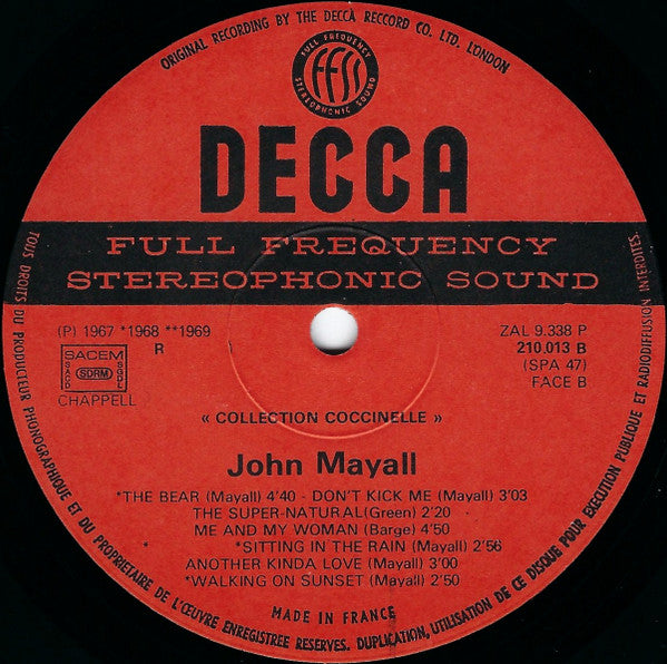 John Mayall : John Mayall (LP, Comp, RE)