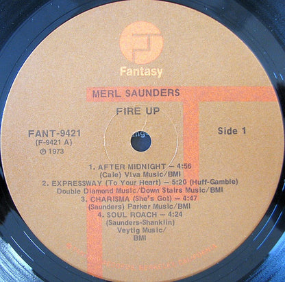 Merl Saunders : Fire Up (LP, Album)