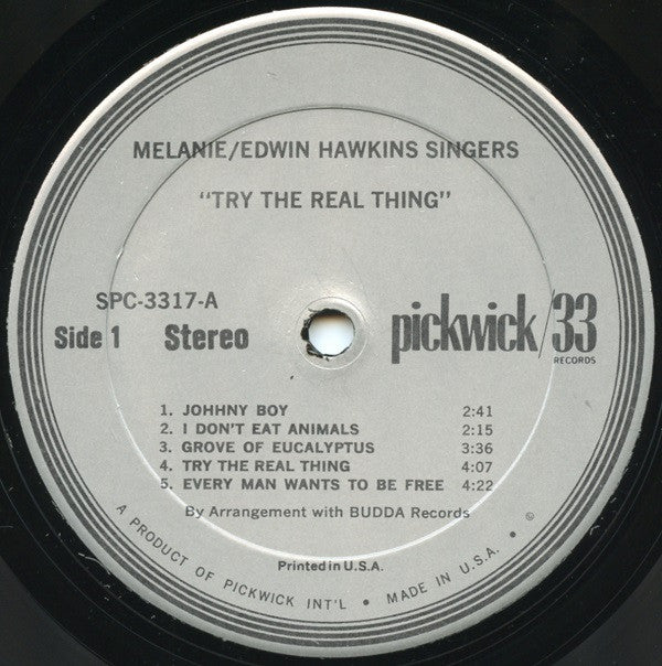 Melanie (2) / Edwin Hawkins Singers : Try The Real Thing (LP, Comp)