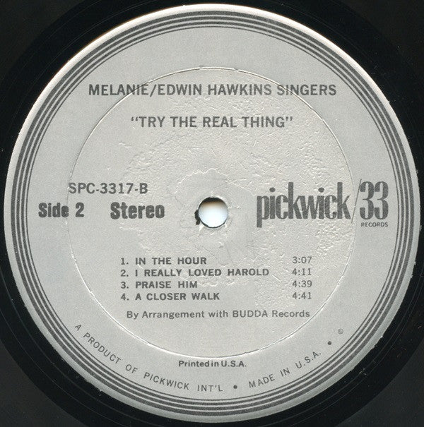 Melanie (2) / Edwin Hawkins Singers : Try The Real Thing (LP, Comp)