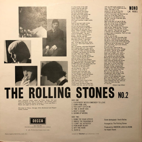 The Rolling Stones : No. 2 (LP, Album, Mono, RP)