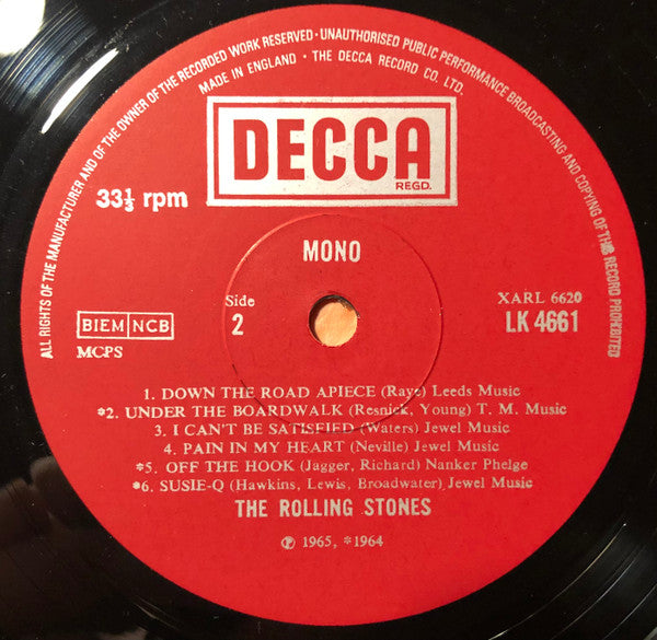 The Rolling Stones : No. 2 (LP, Album, Mono, RP)