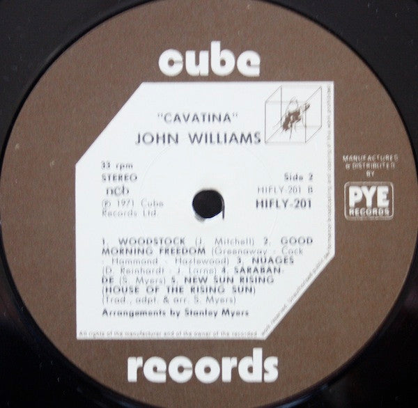 John Williams (7) : Cavatina (LP, Album, RE)