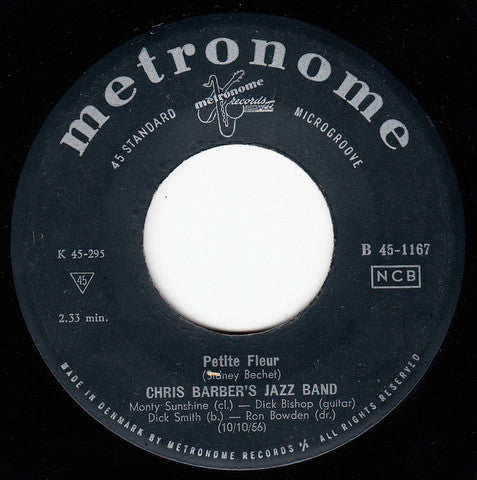 Chris Barber's Jazz Band : Wild Cat Blues / Petite Fleur (7", Single)