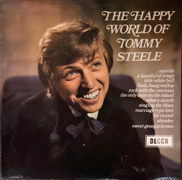 Tommy Steele : The Happy World Of Tommy Steele (LP, Comp, RE)