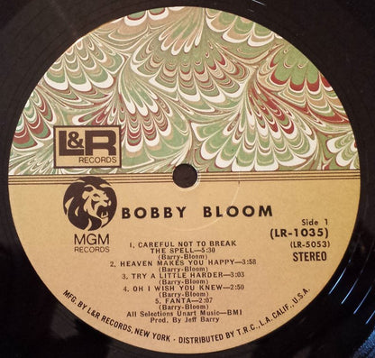 Bobby Bloom : The Bobby Bloom Album (LP, Album)