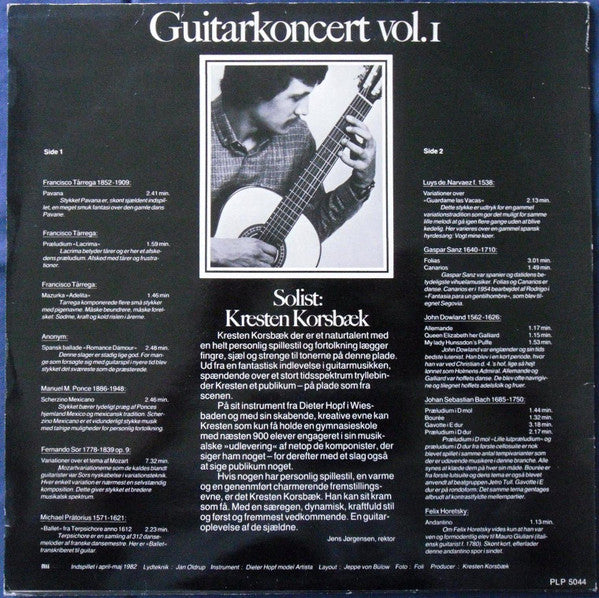 Kresten Korsbæk : Guitarkoncert Vol.1 (LP, Album)