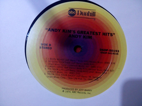 Andy Kim : Andy Kim's Greatest Hits (LP, Comp)