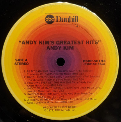 Andy Kim : Andy Kim's Greatest Hits (LP, Comp)