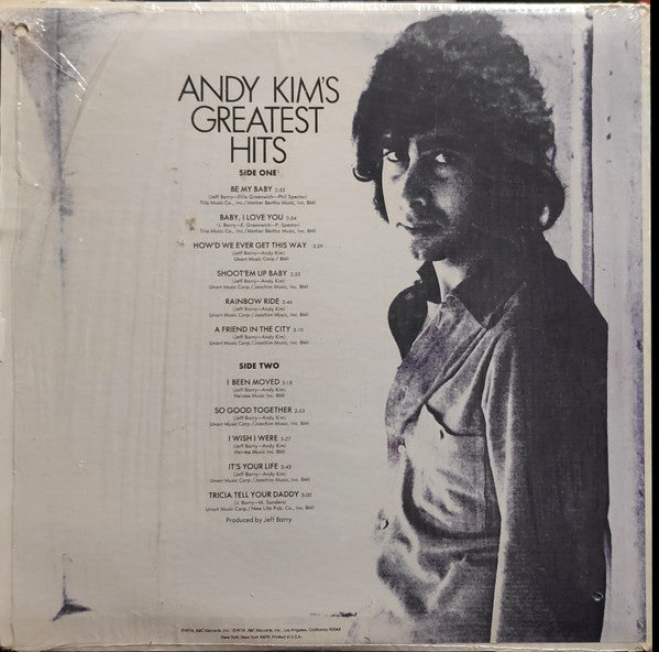 Andy Kim : Andy Kim's Greatest Hits (LP, Comp)