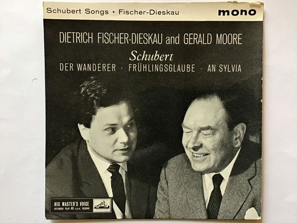 Dietrich Fischer-Dieskau And Gerald Moore : Schubert Songs (7", EP, Mono)