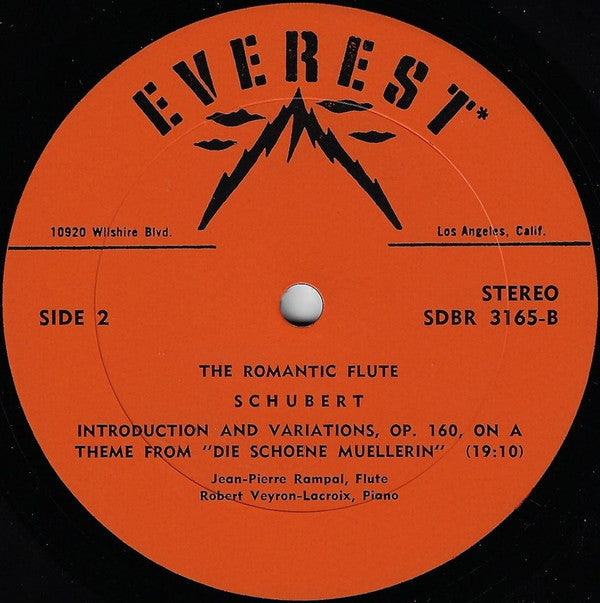 Jean-Pierre Rampal : The Romantic Flute (LP, Album)