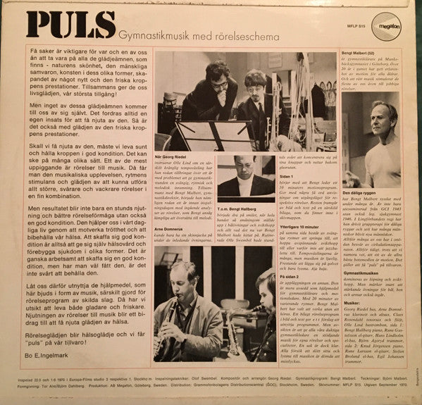 Georg Riedel & Bengt Malbert : Puls (Gymnastikmusik) (LP, Album)