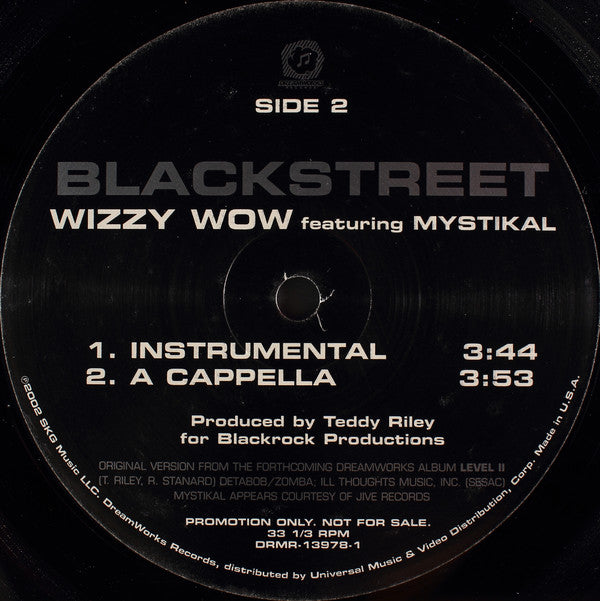 Blackstreet Featuring Mystikal : Wizzy Wow (12", Promo)