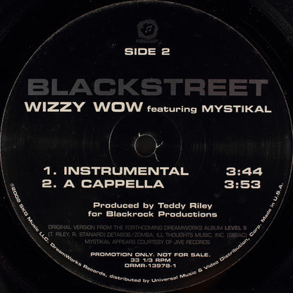 Blackstreet Featuring Mystikal : Wizzy Wow (12", Promo)