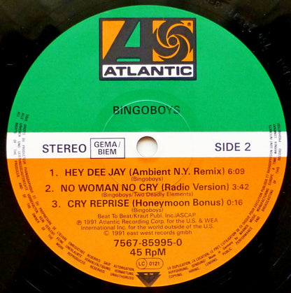 Bingoboys : No Woman No Cry (12")