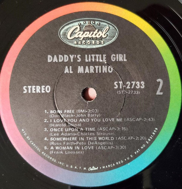 Al Martino : Daddy's Little Girl (LP, Album)