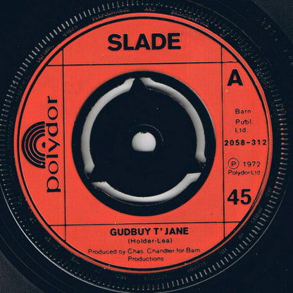 Slade : Gudbuy T' Jane (7", Single)