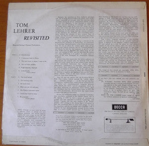 Tom Lehrer : Tom Lehrer Revisited (LP, Album, Mono)