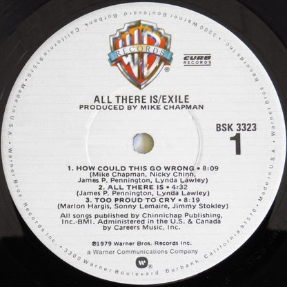 Exile (7) : All There Is (LP, Album, Jac)