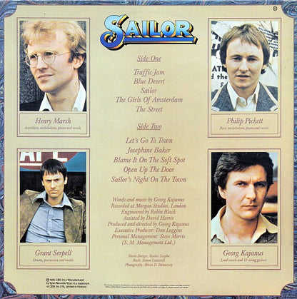 Sailor : Sailor (LP, Album, Gat)