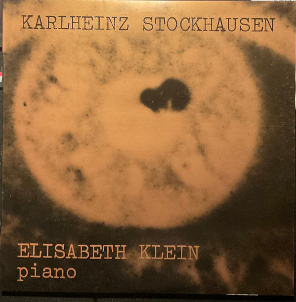 Karlheinz Stockhausen / Elisabeth Klein : Piano (LP, Album)