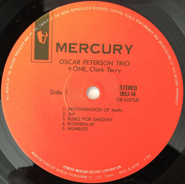 The Oscar Peterson Trio / Clark Terry : + One (LP, Album, RE)