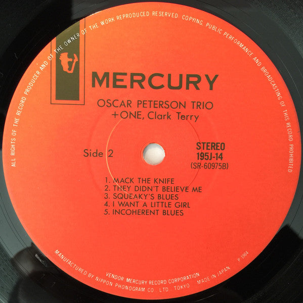 The Oscar Peterson Trio / Clark Terry : + One (LP, Album, RE)