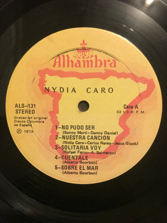 Nydia Caro : Nydia Caro (LP, Album)