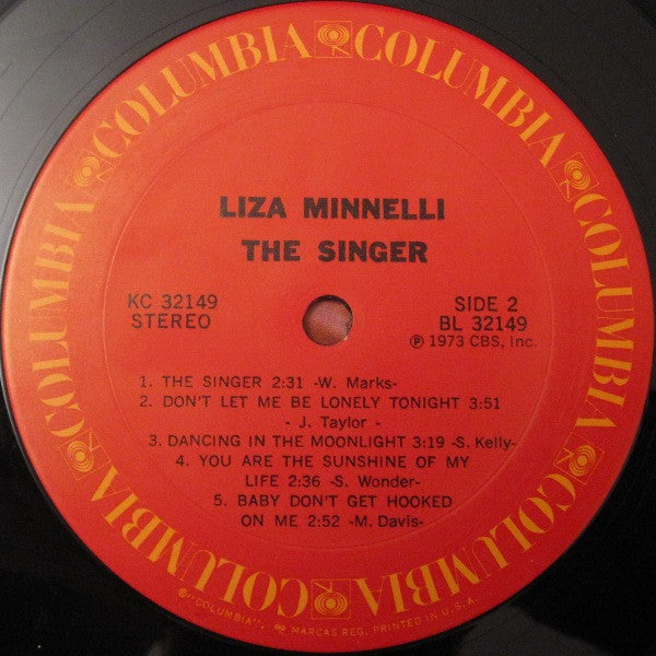 Liza Minnelli : The Singer (LP, Album, Pit)