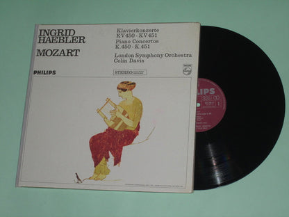 Ingrid Haebler, Wolfgang Amadeus Mozart, The London Symphony Orchestra, Sir Colin Davis : Piano Concertos K. 450 - K. 451 (LP, Dlx)