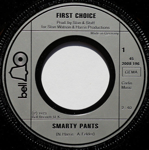 First Choice : Smarty Pants (7", Single)