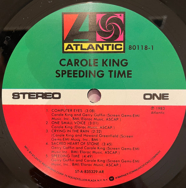 Carole King : Speeding Time (LP, Album, All)