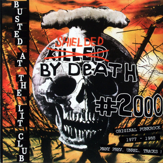 Various : Busted At The Lit Club: Shielded By Death #2000 (LP, Comp)