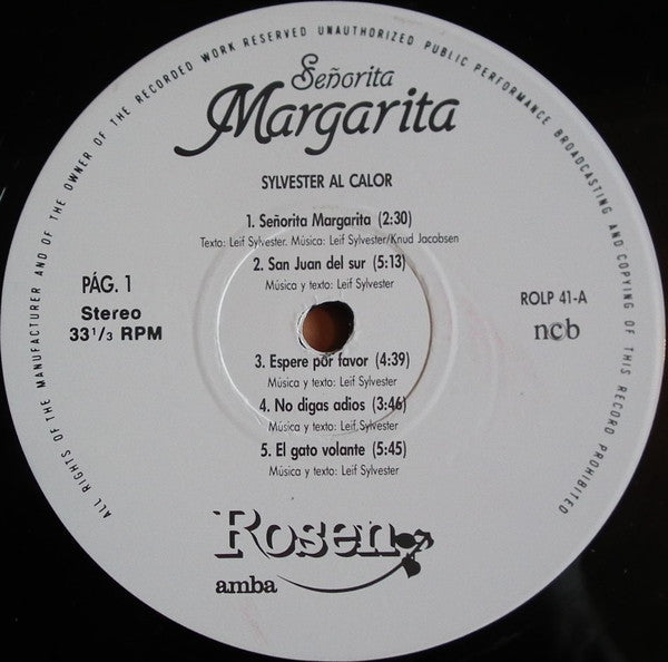 Various : Senorita Margarita (Sylvester Al Calor) (LP)