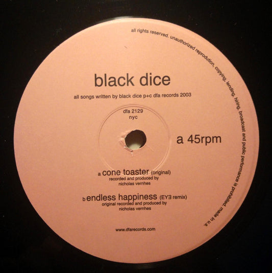 Black Dice : Cone Toaster (12")