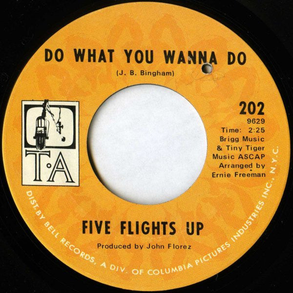 Five Flights Up : Do What You Wanna Do / Black Cat (7", Single, Mon)