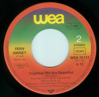 Fern Kinney : Together We Are Beautiful / Baby Let Me Kiss You (7", Single)