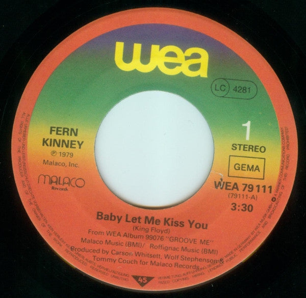 Fern Kinney : Together We Are Beautiful / Baby Let Me Kiss You (7", Single)