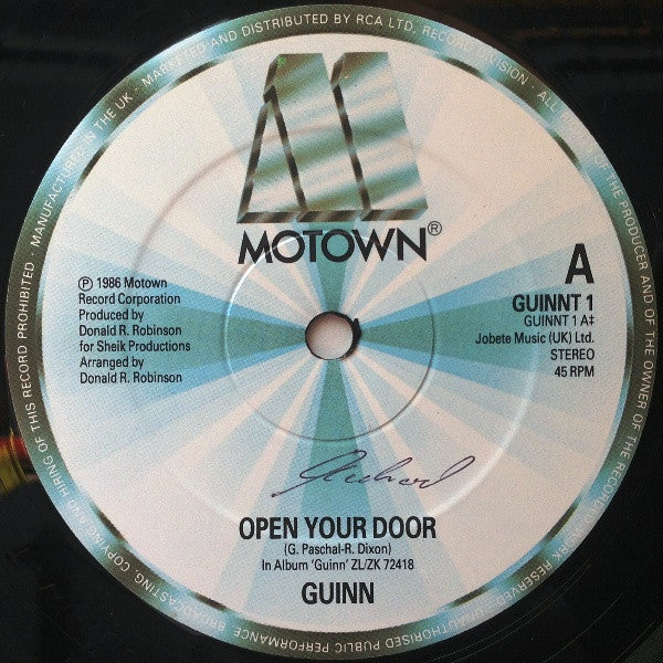 Guinn : Open Your Door (12")