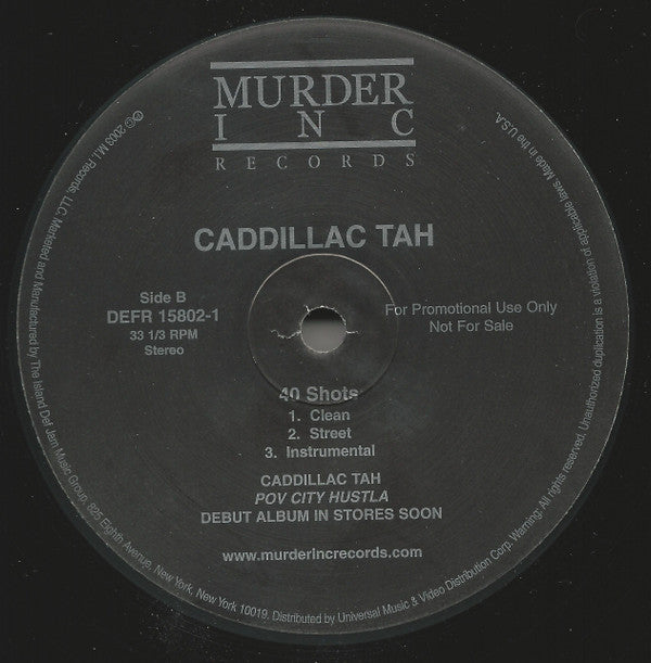 Caddillac Tah : I Got'cha Ma (12", Single, Promo)