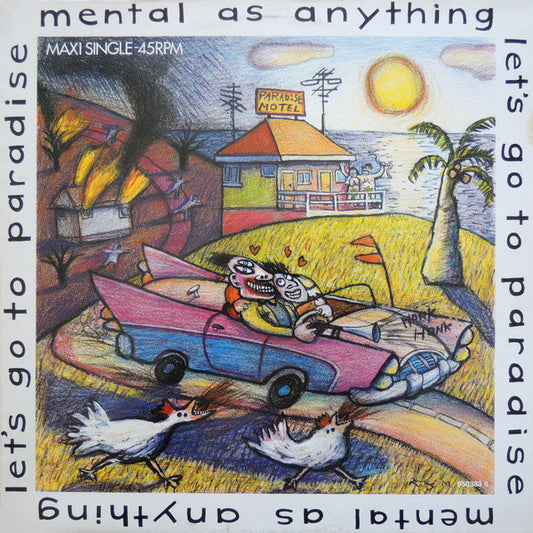 Mental As Anything : Let's Go To Paradise (12", Maxi)