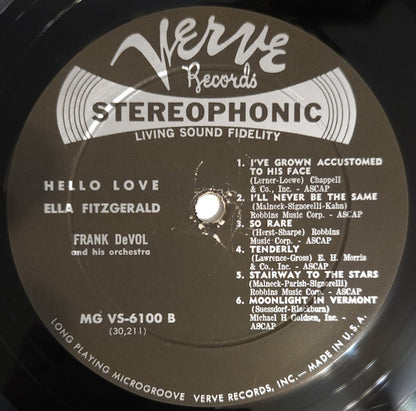 Ella Fitzgerald : Hello Love (LP)