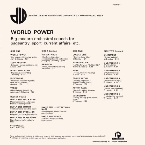 Various : World Power (LP)