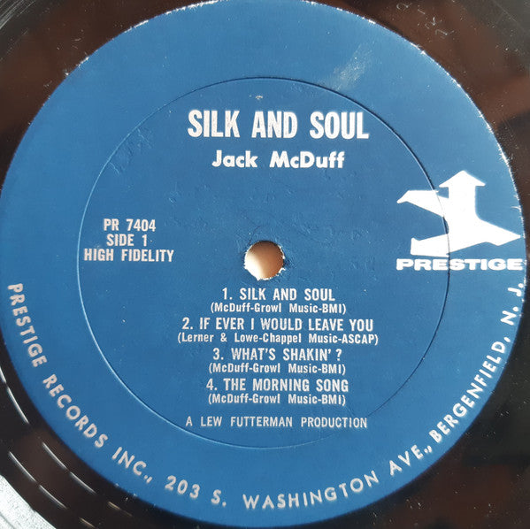 Brother Jack McDuff : Silk And Soul (LP, Album, Mono)